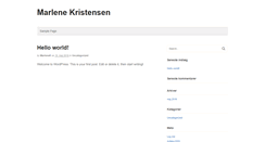Desktop Screenshot of marlenekristensen.com