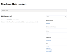 Tablet Screenshot of marlenekristensen.com